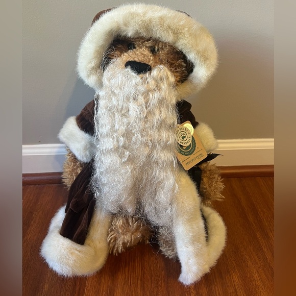 NWT vintage Boyds Bears Father Time Christmas 2000 Teddy Plush 16" Stuffed Bear - Picture 1 of 5